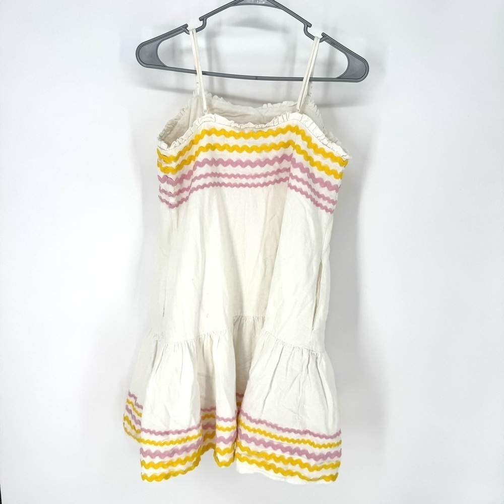 Lisa Marie Fernandez whimsical fairy mini dress with pink and yellow accents - Picture 3 of 7